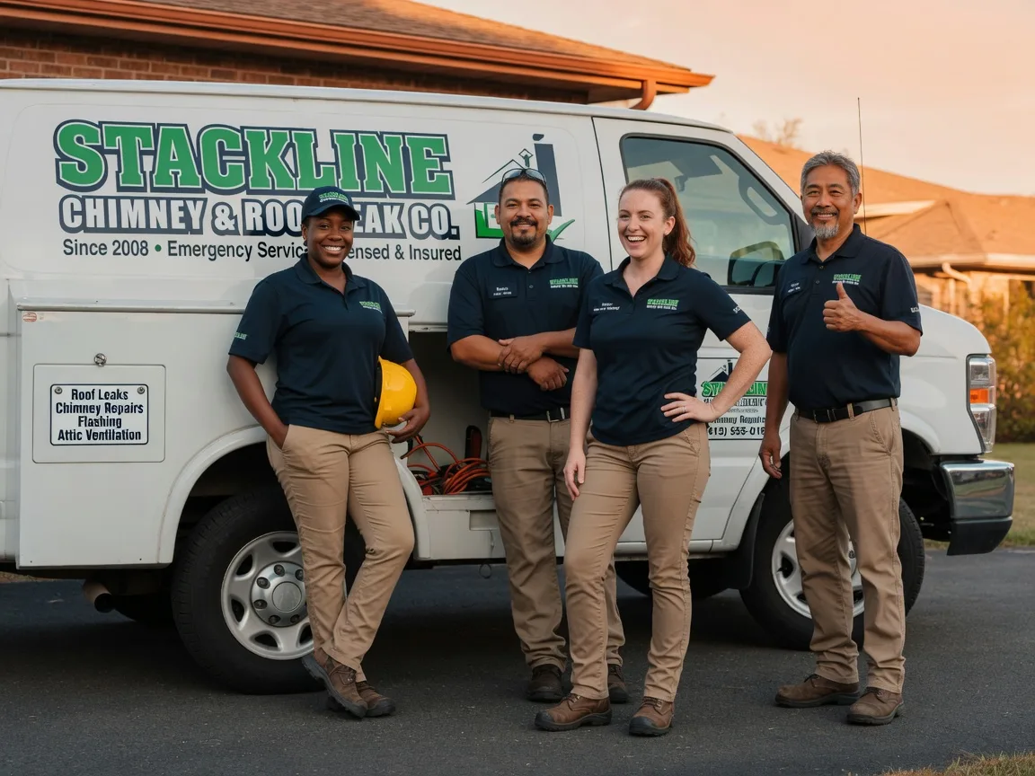 Chimney flashing repair company in Haskell, TX